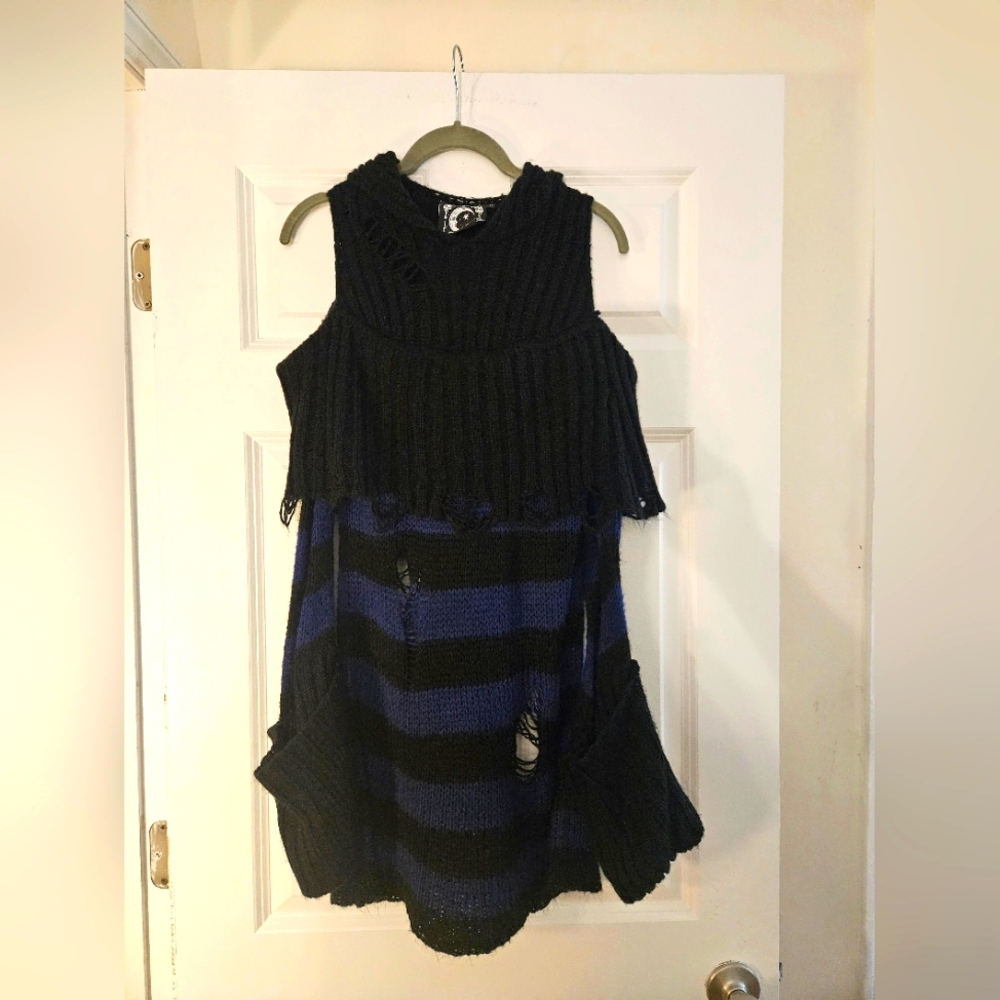 EUC Killstar Sapphire Sweater, Womens Size S